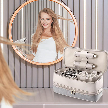 2-Layer Portable Waterproof Case for Hair Stylers (Fit Shark Flexstyle, Dyson Airwrap, Revlon etc.) - V.I.P Digital Presence