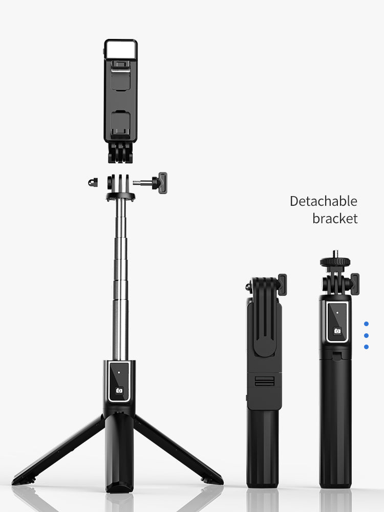 Palo selfie P40S con Bluetooth, trípode universal para teléfonos móviles Android/iOS.
