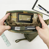 Cold War-era large-capacity tactical storage bag – versatile MOLLE-compatible pouch for students/stationery or tactical use. - V.I.P Digital Presence