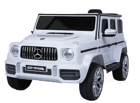 Mercedes Benz G63 Children's Electric Vehicle with Remote Control 12V Music, Horn, Spring Suspension, Safety Lock and License - V.I.P Digital Presence