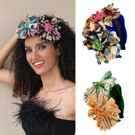 Fashionable handmade fabric flower headbands - V.I.P Digital Presence