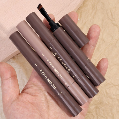Waterproof Brown Grey Eyebrow Dyeing Cream Pencil Natural Lasting Non-smudge Setting Dye Eye Brow Pen with Brush Makeup Cosmetic - V.I.P Digital Presence