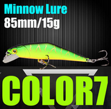 AFISHLURE Fishing Lure Wobblers Trout  85mm/15g Minnow  Hard Baits Iscas Artificial Pesca Leurre