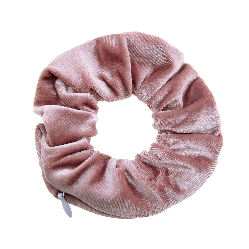 Tie dye velvet zipper large intestine loop - V.I.P Digital Presence