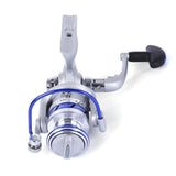 YUMOSHI AF1000-7000 12BB Gear Ratio 5.5:1 Half Metal Fishing Spinning Reel Machined aluminum Spool with Exchangeable Handle