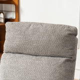 Accent Rocking Chair with Footrest High Back Rubber Wood Rocking Legs Bedroom Living Space 38.6D X 26.8W X 40.6H Inch - V.I.P Digital Presence