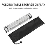 Mesa de picnic plegable, ligera, portátil y ultraligera, de aluminio, para acampar y hacer senderismo al aire libre.