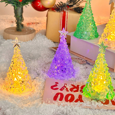 Christmas Star Tree Night Light LED Room Decoration Iceberg Atmosphere Light Children's Christmas Gift Desktop Ornament - V.I.P Digital Presence