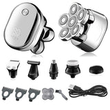 6in1 grooming kits electric shaver facial body electric razor for men beard wet dry rotary shaving machine bald rechargeable kit - V.I.P Digital Presence