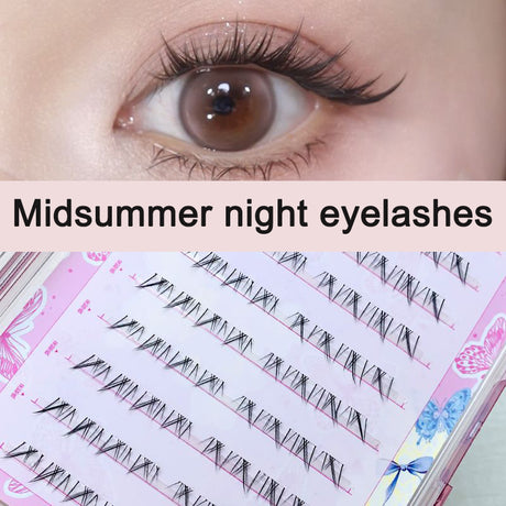 Sunflower Comics Pure Desire Eyelash Simulation Natural Thickening Large Segmented Trilogy False Eyelash Laziness - V.I.P Digital Presence