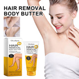 Hair Removal Body Butter, Gentle Hair Removal Non-Irritating Underarm Leg Hair Hand Hair Deep Cleansing Hair Removal Cream For Skin - V.I.P Digital Presence