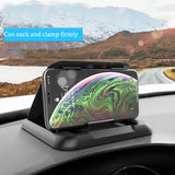 Mobile phone holder, sunshade instrument panel, AR navigation device holder, car carbon fiber patterned mobile phone holder, sil - V.I.P Digital Presence