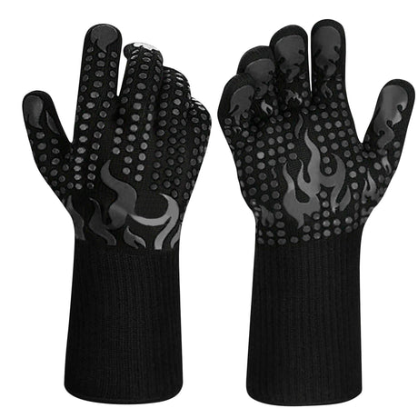Heat Resistant Gloves Heat Proof Grill Gloves For Barbecue Cooking Baking Pulling Meat Washable Oven Gloves Mitts As Smoker BBQ - V.I.P Digital Presence