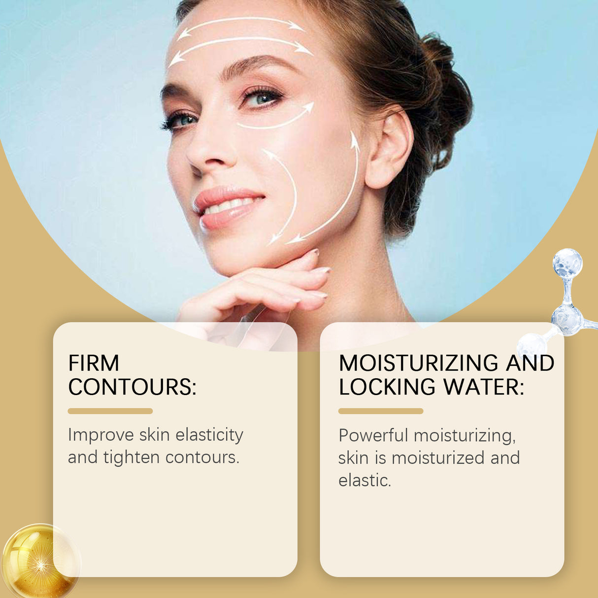 Facial Repair Serum, Brightening, Moisturizing, Hydrating And Firming Skin Serum