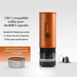 portable outdoor Italian coffee machine handheld electric coffee powder capsule dual-use travel car charging - V.I.P Digital Presence