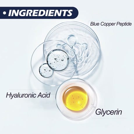 Blue Copper Peptide Hyaluronic Acid Essence Moisturizes Anti-Wrinkle, Even Skin Tone And Smooths Fine Lines And Tender Skin - V.I.P Digital Presence