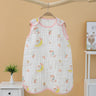 Saco de dormir para niños de algodón de cuatro capas de gasa con bonitos dibujos animados, antifrío, antipatadas, acolchado de algodón, clase A