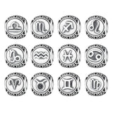 BAMOER 925 Sterling Silver Aquarius Star Sign Zodiac Beads Charms fit Bracelets PSC048 - V.I.P Digital Presence