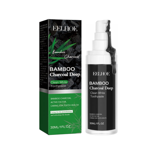 Bamboo Charcoal Whitening Toothpaste Dazzling Teeth Strong Enamel Easy Stain Removal Fresh Breath Bamboo Charcoal Toothpaste - V.I.P Digital Presence