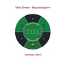 Dezhou playing card pad tablecloth table cushion square round chip rubber cushion playing card table top cushion