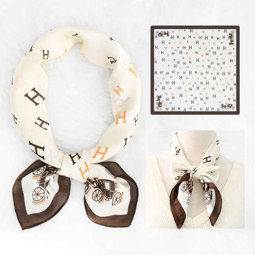 Silk Scarf Women's Sunscreen Beach Imitation Silk Versatile Silk Scarf Neckband - V.I.P Digital Presence