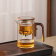 Tea teapot tea separation elegant cup all glass heat-resistant filter tea brewing Kung Fu tea set magnetic suction tea cup - V.I.P Digital Presence