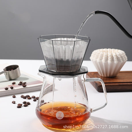 Coffee filter cup  coffee filter cup hand brewed coffee pot filter drip filter pot hand brewed coffee pot set - V.I.P Digital Presence