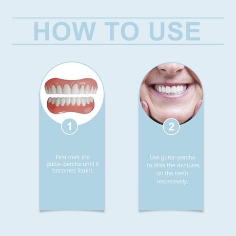 Denture Retouching Kit For Improved Comfort Denture Crevices Beauty Kit - V.I.P Digital Presence