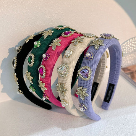 Fashionable Drip Oil Camellia Heart Solid Color Sponge Head Hoop - V.I.P Digital Presence
