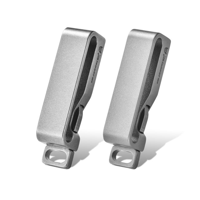 Titanium Waist Belt Buckle & Keychain. Portable EDC Outdoor Tool - V.I.P Digital Presence