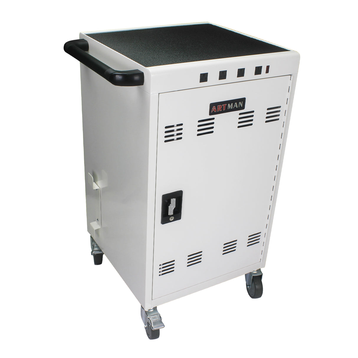 Mobile Charging Cart and Cabinet for Tablets Laptops 31+4-Device - V.I.P Digital Presence
