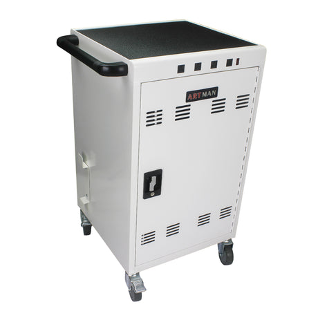 Mobile Charging Cart and Cabinet for Tablets Laptops 31+4-Device - V.I.P Digital Presence