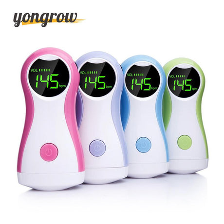 Yongrow Fetal Doppler Baby Monitor LCD Display Portable Baby Heart Rate Monitor With Earphone YK-90C For Pregnant Women - V.I.P Digital Presence
