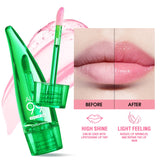 langmannni  Aloe vera lip gloss, temperature-sensitive color-changing lip glaze, moisturizing and protective lipstick, lip oil - V.I.P Digital Presence