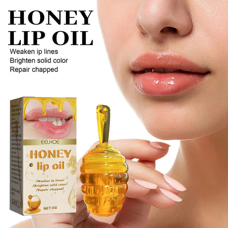 Honey Lip Oil, Reduces Lip Lines Prevents Dryness And Flaking Moisturizing Lip Oil - V.I.P Digital Presence