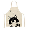 1Pcs Cotton and linen creative European and American cartoon cute cat apron - V.I.P Digital Presence