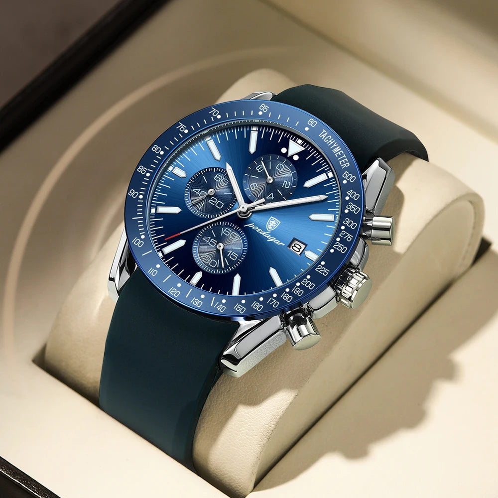 Multi functional waterproof night light men's watch quartz watch - V.I.P Digital Presence