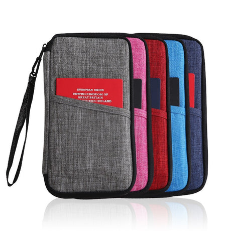Travel Passport Purse Multifunction Credit Card Package Travel Accessories Storage Bag Waterproof Portable Card Package - V.I.P Digital Presence