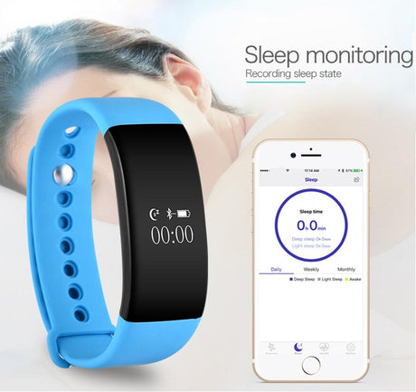 V66 Sport Smartwatch BT 4.0  IP67 Waterproof Heart Rate Monitor Smart Wristband Health Bracelet for Android IOS Phone - V.I.P Digital Presence
