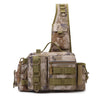 Men's Fishing Backpack: Equipped with bait box, equipment storage bag, pole holder, sling & shoulder bag design. - V.I.P Digital Presence