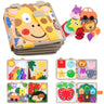 Juguetes Montessori para niños pequeños, tablero interactivo con escena de animales de granja, actividad de narración de cuentos, libro tranquilo, actividad de fieltro, juguete sensorial educativo 