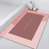 Soft cushion floor mat absorbent foot mat bathroom non-slip quick-drying toilet door carpet bathroom door mat - V.I.P Digital Presence