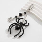 3-piece Sunflower Crystal Keychain White Pearl Weaving Spider Accessory Set - V.I.P Digital Presence