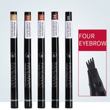 Four Head Eyebrow Pencil Liquid Eyebrow Pencil Very Fine Micro Carving Eyebrow Pencil Waterproof And Durable - V.I.P Digital Presence
