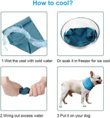 Dog Cooling Bandana Ice Pet Cooling Collar for Hiking Traveling Pet Supplies - V.I.P Digital Presence