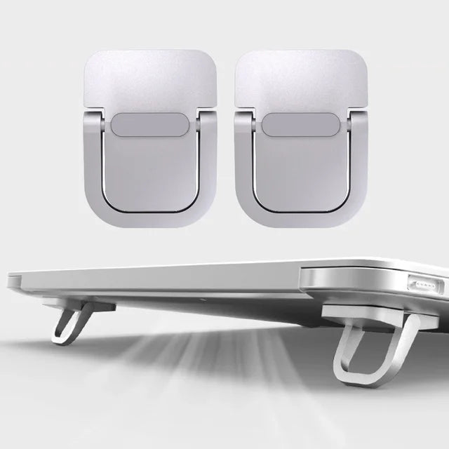 Mini Foldable Laptop Stand, Portable Computer Keyboard , Self-Adhesive Invisible Notebook Stand and Keyboard Lift for Desk - V.I.P Digital Presence