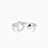 925 Sterling Silver Inlaid Zircon Heart Open Ring - V.I.P Digital Presence