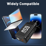 Computer laptop adapter GaN GaN PD65W fast charging head QC3.0 charger - V.I.P Digital Presence