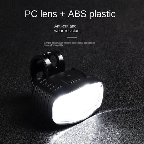 Bicycle headlight and taillight set, highway warning light, high brightness LED lighting, mountain bike outdoor riding accessori - V.I.P Digital Presence