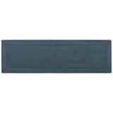 TREXM Classic Retro Style Console Table with Three Top Drawers and Open Style Bottom Shelf (Navy)